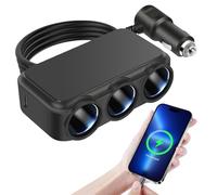 Caricabatteria da auto | Adattatore di ricarica rapida per auto | Caricatore universale per cellulare con porte USB | Pratico caricatore automatico per Android e tablet