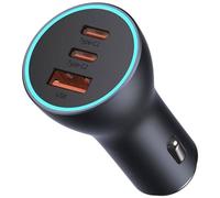 Caricabatteria da auto Baseus Golden Contactor Pro 40 W 2xUSB-C/USB-A Grigio