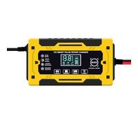 Caricabatteria da auto - Caricabatterie portatile per auto caricabatterie intelligente 12 V/24 V | Caricabatteria intelligente per auto 6 A 12 V, manutenzione della batteria del veicolo, disp