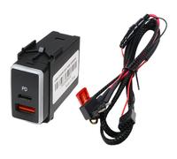 Caricabatteria da auto con per qc3.0 ricarica rapida e supporto per pd per disp