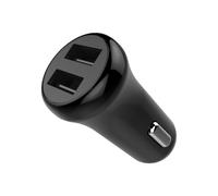 Caricabatteria Da Auto Doppia Usb Way 2.4a Nero