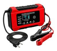 Caricabatteria da auto e moto 12 V 6 A con display LCD funzione di riparazione