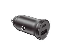 Caricabatteria da auto Ksix 20W PD e ricarica rapida 3.0 USB USB-C Nero