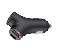 Caricabatteria da auto rapido da 48 W Layout a 4 slot Due USB Tipo C Uscita ad alta corrente per ricarica simultanea Dispositivo Multiplo Caricabatteria da auto Compatibilità