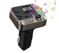 Caricabatteria da auto ricarica rapida, caricatore per telefono per auto | Caricabatteria da auto USB C a ricarica rapida 30 W PD | Caricabatterie wireless per auto, lettore musicale, trasmettitore FM