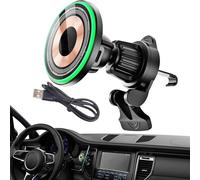 Caricabatteria da auto senza fili, caricatore per auto wireless magnetico | Stand per telefono a ricarica rapida,Rotazione a 360 ° Fast Charging Secure Strong per Auto Venture