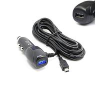 Caricabatteria da auto universale da 12V-24V a 5V, compatibile con porta mini USB a 5 pin, registratore di navigazione GPS per telefoni cellulari e tablet, registratore DVR per auto