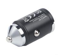 Caricabatteria da auto USB a doppia uscita 36 W ricarica rapida 3.0 PD adattatore rapido design in metallo per Android per iPhone per iPad - Salvaspazio 12 V-24 V presa auto (A)