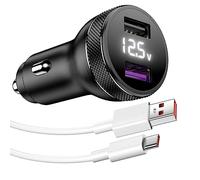 Caricabatteria da auto USB e cavo USB C per Xiaomi Redmi Note 14S 13 12S 11S 5G, 67W ricarica adattatore per caricabatterie da auto e 6A cavo tipo C 1Metro ricarica rapida per Xiaomi 14T 13 Lite