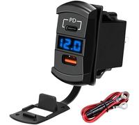 Caricabatteria da auto USB, materiale ABS resistente, compatibilità universale, processo di installazione facile per uso domestico e ambienti professionali