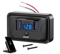 Caricabatteria da auto USB Ricarica Rapida, Presa per Caricabatteria da Auto USB da Parete Presa per Auto - Porta USB per Auto Veloce per Cellulari, Tablet e Amici
