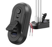 Caricabatteria da auto veloce | con localizzatore luce inverter di potenza veloce - Modifica USB caricabatteria da auto, per barca, camper, moto, presa a muro di casa, telefono, salto avviamento