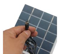 Caricabatteria da pannello solare 4W 5V con uscita tipo C per luci di sicurezza