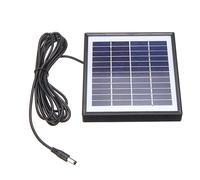 Caricabatteria da pannello solare 5W design compatto con cavo di collegamento lu
