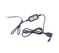 Caricabatteria da presa, 5,5 x 3,5 x 1,6 cm / 2,2 '' x 1,4 '' x 0,6 '' 12V-24V 5V Caricatore USB in plastica ABS Caricabatteria con presa di corrente