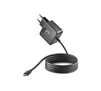 NGS GAN 45W-C - Chargeur mural universel USB-C ultra-rapide 45W avec technologie GaN compacte - Charge intelligente PD 3.0 - Protection contre surcharges -ordinateurs, tablettes - Câble 1,5 m