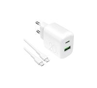 PURO PUTCUSBAC20WDYKCCWHI Caricabatterie per dispositivi mobili Universale Bianco AC Interno