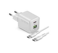 Kit di ricarica con caricatore da parete 20W PD GaN e cavo USB-C 1,5m