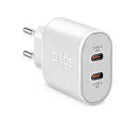 CARICABATTERIA DA RETE SBS TETRPD20CCW Bianco