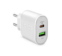 CARICABATTERIA DA RETE SBS TETRPD20W Bianco