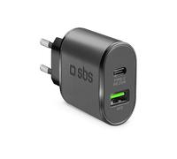 CARICABATTERIA DA RETE SBS TETRPD25W Nero