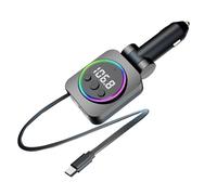 Caricabatteria da viaggio 3 in 1 illuminazione LED integrata riproduzione audio