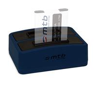 Caricabatteria doppio (USB) EA-BP70A, BP-70-A per Samsung ES.. PL.. ST.. TL.. WB.. - v. lista! - Cavo USB micro incluso (2 batterie simultaneamente caricabili)