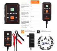 CARICABATTERIA E MANTENIMENTO OSRAM 901 AUTO E MOTO 6V/12V 1A