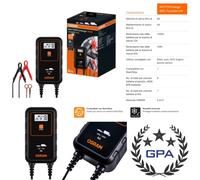 CARICABATTERIA E MANTENIMENTO OSRAM 908 AUTO MOTO E CAMION 12V/24V 8A