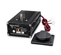 Caricabatteria e tester da 10 A 12 Volt per rimorchi con cassone ribaltabile, auto (automotive), camper, nautica (barche), montaggio a pannello a bordo, caricabatterie per mantenitore, batteria LED e