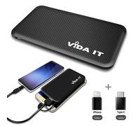 Caricabatteria Esterna Portatile Caricatore per iPhone 7 8 11 USB C Cellulare IT