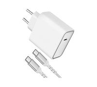 CARICABATTERIA FORCE POWER FPLICS65WGANCBLCCW GaN (con cavo USB-C/USB-C 2 m) da 65 W, Bianco