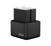 GoPro Dual Battery Charger + 2 batterie Enduro (HERO12 Black/HERO11 Black/HERO10 Black/HERO9 Black) - Accessorio ufficiale GoPro