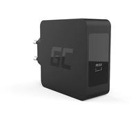 CARICABATTERIA GREEN CELL Quick Charge 3.0 1 Porta USB 18W Ricarica Rapida CHAR09 NERO