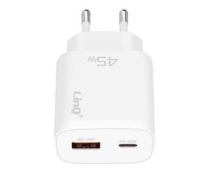 CARICABATTERIA LINQ AC4538 Caricabatterie USB + USB-C 45W