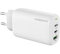 CARICABATTERIA MEDIACOM Fast Charger da 65W, Bianco