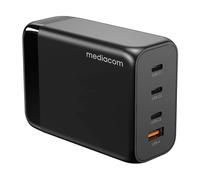 CARICABATTERIA MEDIACOM MD-A240 da 100W, Nero