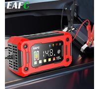 Caricabatteria per auto 12V 8A/12V 15A | Riparazione di impulsi one-touch e avvio automatico | Caricabatterie rapido tutto in uno per auto, moto, camion