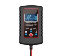 Caricabatteria per auto, caricabatteria da 12 V 6 V, 12 V 6 V Caricabatteria automatico, dispositivo di ricarica con display LCD, per ciclo, desolfator automatico per camion, R