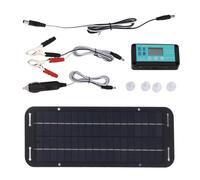 Caricabatteria per auto - Caricatore per auto con pannello solare | 20 W 12 V/24 V portatile impermeabile caricatore solare maintainer | Kit di ricarica per auto, moto, camion, trattore, motoslitta