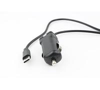 Caricabatteria per auto compatibile con Panasonic Lumix DC-S1H, Output: 5V/3000mA 2.4A, Input: 12-24V, 1,10 metri, ricarica rapida