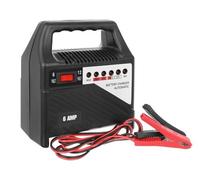 Caricabatteria per Auto Moto Professionale 6V 12V 6A Carica Batteria Portatile