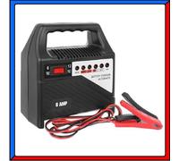 Caricabatteria per Auto Moto Professionale 6V 12V 6A Carica Batteria Portatile