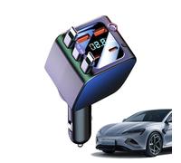 Caricabatteria per auto retrattile | 2 porte USB ricarica rapida per auto con luce stellata | Porta di ricarica per auto - Per il campeggio spostamento quotidiano camion viaggi su strada