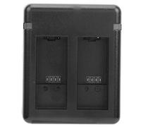 Caricabatteria per Fotocamera, Caricabatteria a Doppia Porta, Accessori per Fotocamera Leggeri a Doppio Canale per Batteria per Fotocamera Gopro 9