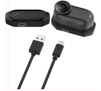 Caricabatteria per Insta360 GO 3S/GO 3 Pollice Camera Base Base Stazione di Ricarica Magnetica con Cavo di Alimentazione Dock di Ricarica Accessori per Fotocamera Sportiva