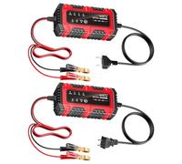 Caricabatteria per moto - ABS 12V 6V, ricarica con mantenitore automatico, dispositivo di mantenimento | Perfettamente ottimo per barche, camper, camion, tosaerba