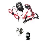 CARICABATTERIA PER MOTO SCOOTER MAXISCOOTER CARICA BATTERIE 6/12 VOLT 20W COMPATIBILE CON HARLEY-DAVIDSON 1340 LOW RIDER MANTENITORE DI CARICA PER BATTERIE 2/30 Ah AMPERE AL PIOMBO/AGM/GEL/STD