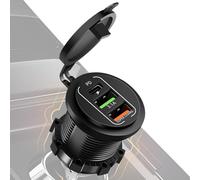 Caricabatteria per telefono per auto: Adattatore per porta, compatta per veicolo, Alimentatore rapido, modulo di ricarica portatile | Accesso affidabile all'alimentazione durante i viaggi