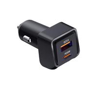 Caricabatteria per telefono per auto | Caricatore per telefono cellulare per auto USB C a 2 porte - Adattatore per tablet di tipo C, per viaggi automobilistici camper camper e fotocamera tablet